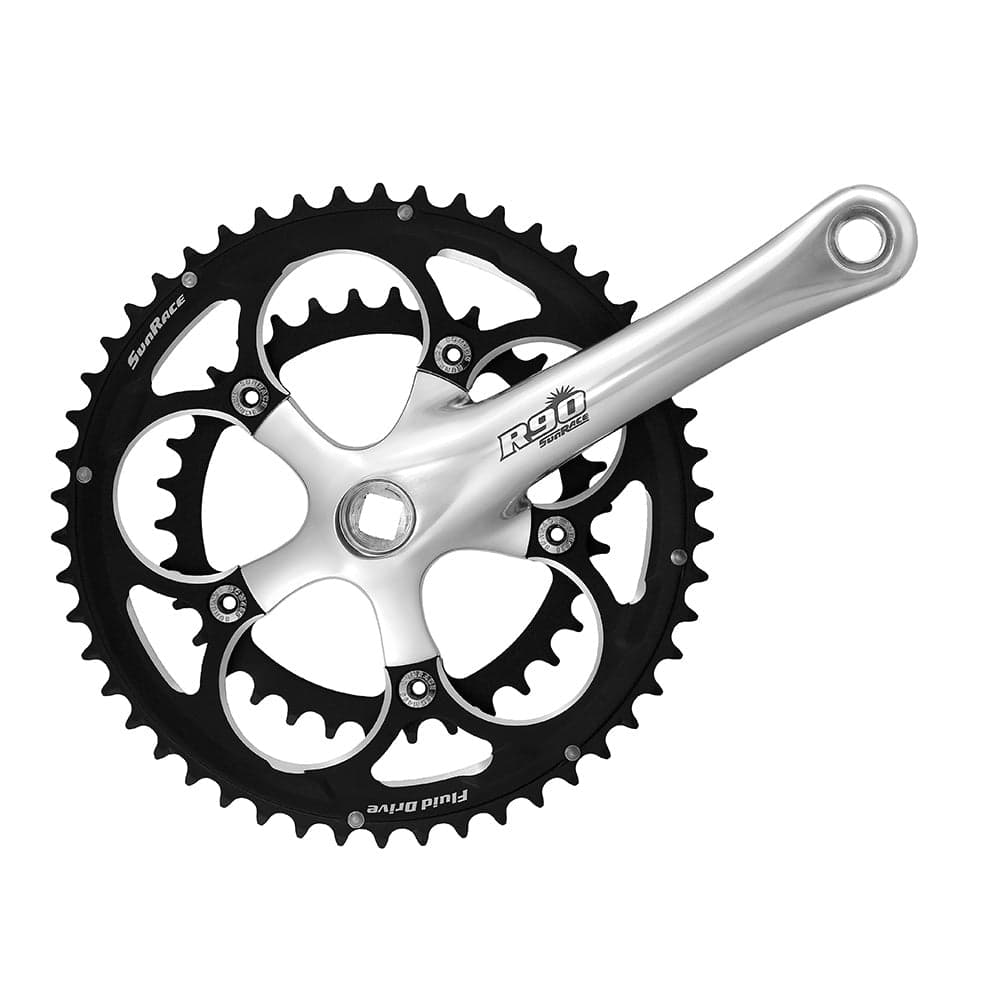 SunRace FCR9F Road Crankset Silver/Black 170mm