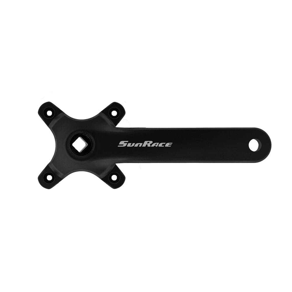 SunRace FCM800 Single Ring Crank Black 175mm