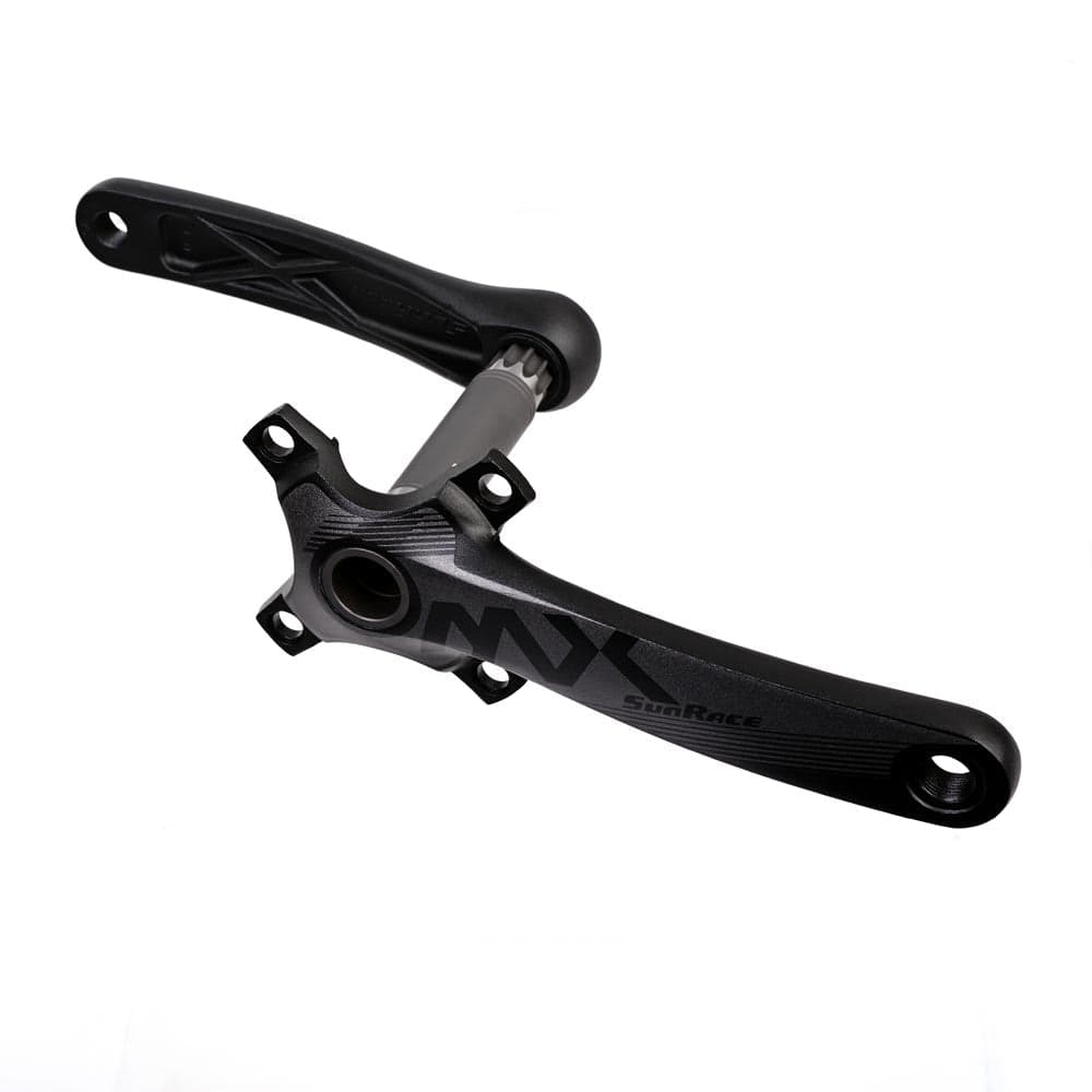 SunRace MX00 Single Ring Crank Black 175mm