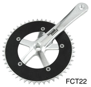 Sturmey Archer FCT22 Series Cranks Silver/Black 165mm