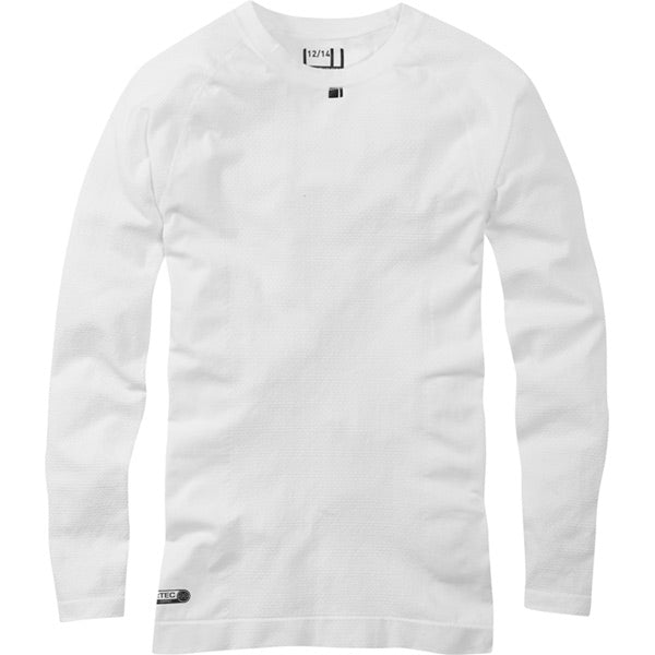 Madison Isoler mesh women's long sleeve baselayer; white size 12 - 14