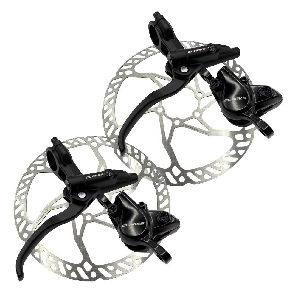 Clarks MX Hydraulic Disc Brake Set - I.S-160/160mm -  Hydraulic