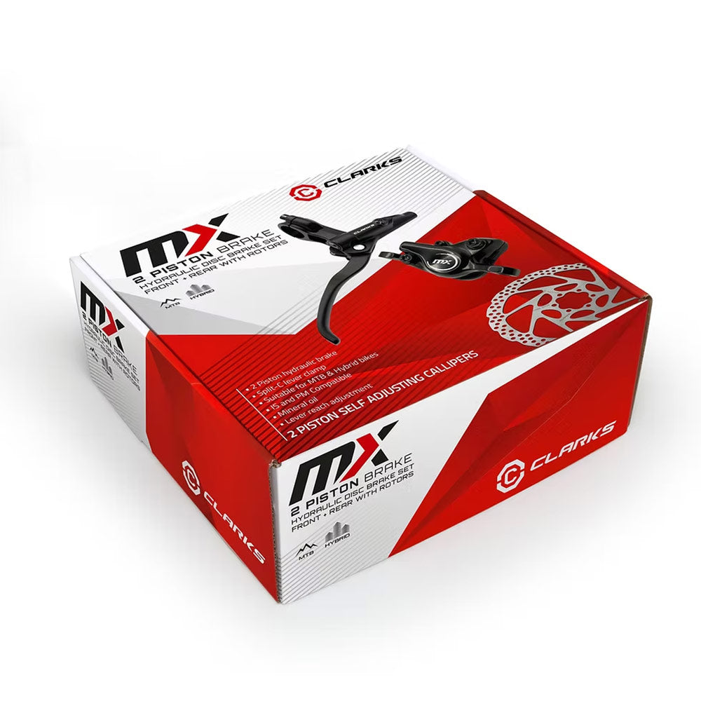 Clarks MX Hydraulic Disc Brake Set - I.S-160/160mm -  Hydraulic