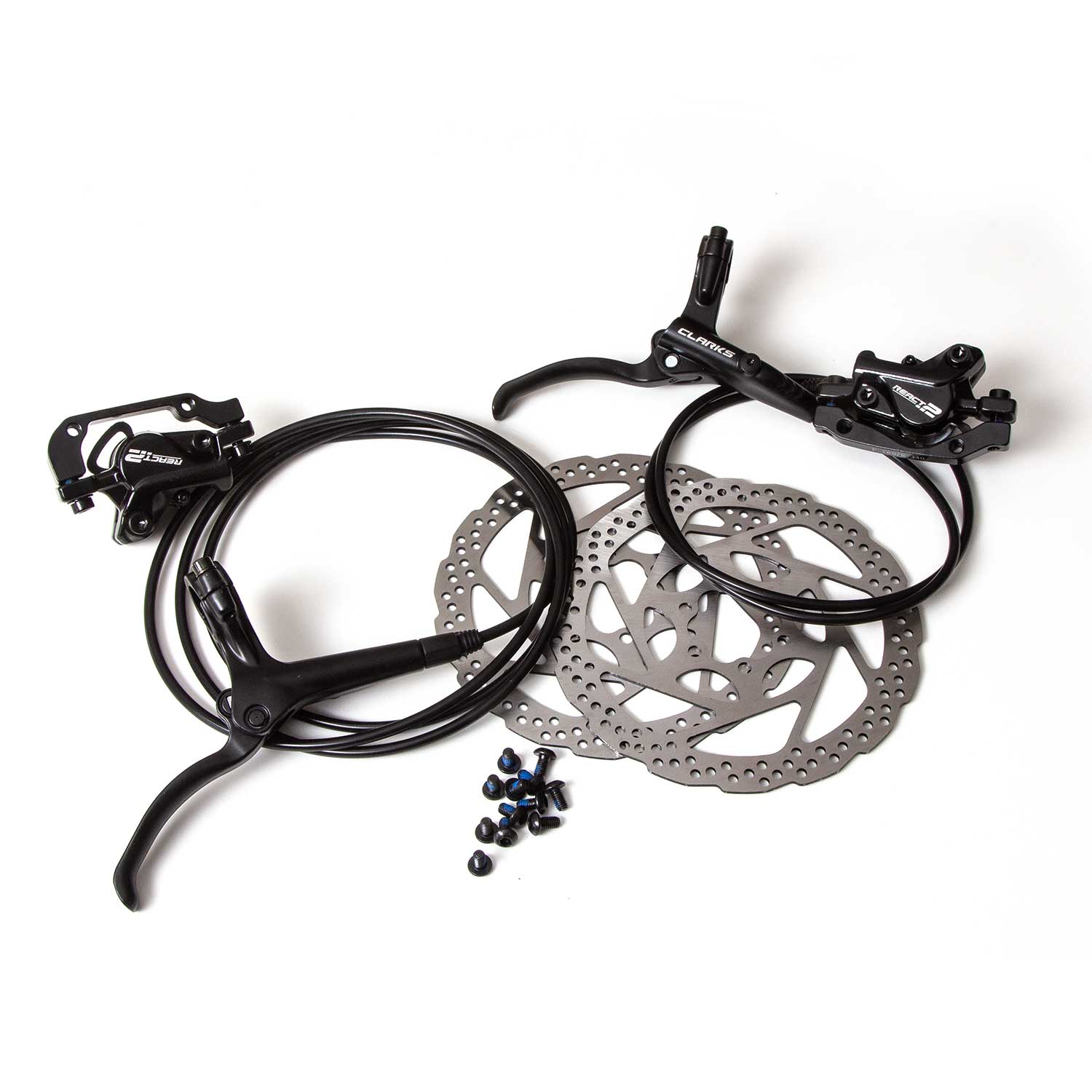 Clarks React-2 Piston Hydraulic Brakes 180/160mm