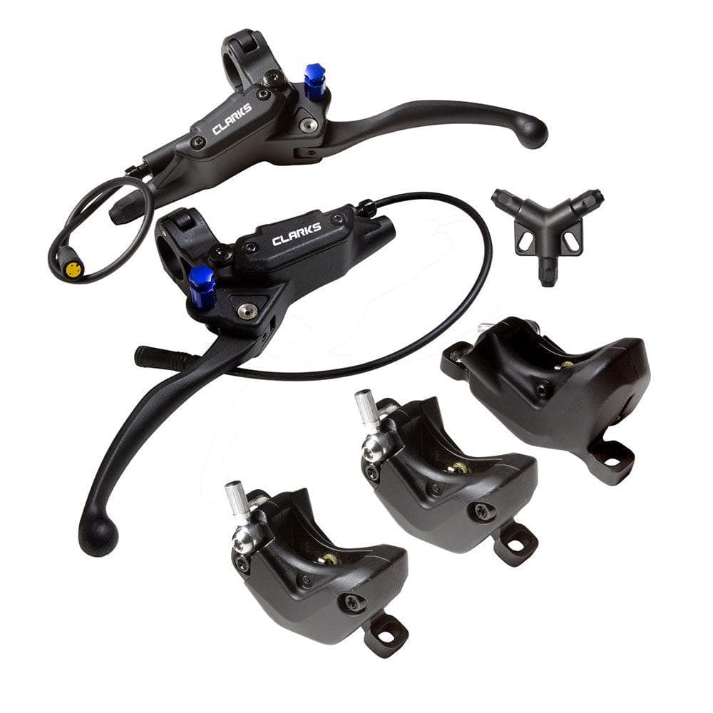 clarks-e-cargo-hydraulic-brakeset-1xfront/2xrear-180mm