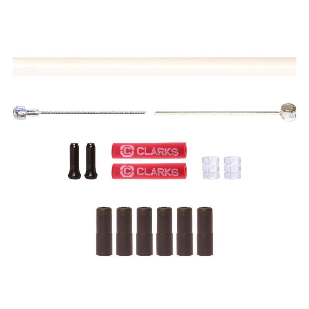 Clarks Stainless Steel Road/MTB Front And Rear Brake Cable Kit (2pcs)