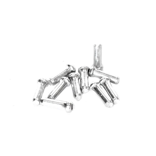 Clarks Brake/Gear Inner Cable Ends Silver 10pc