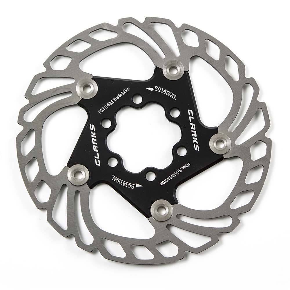 Clarks AR18 Floating 6 Bolt Rotor Black 203mm