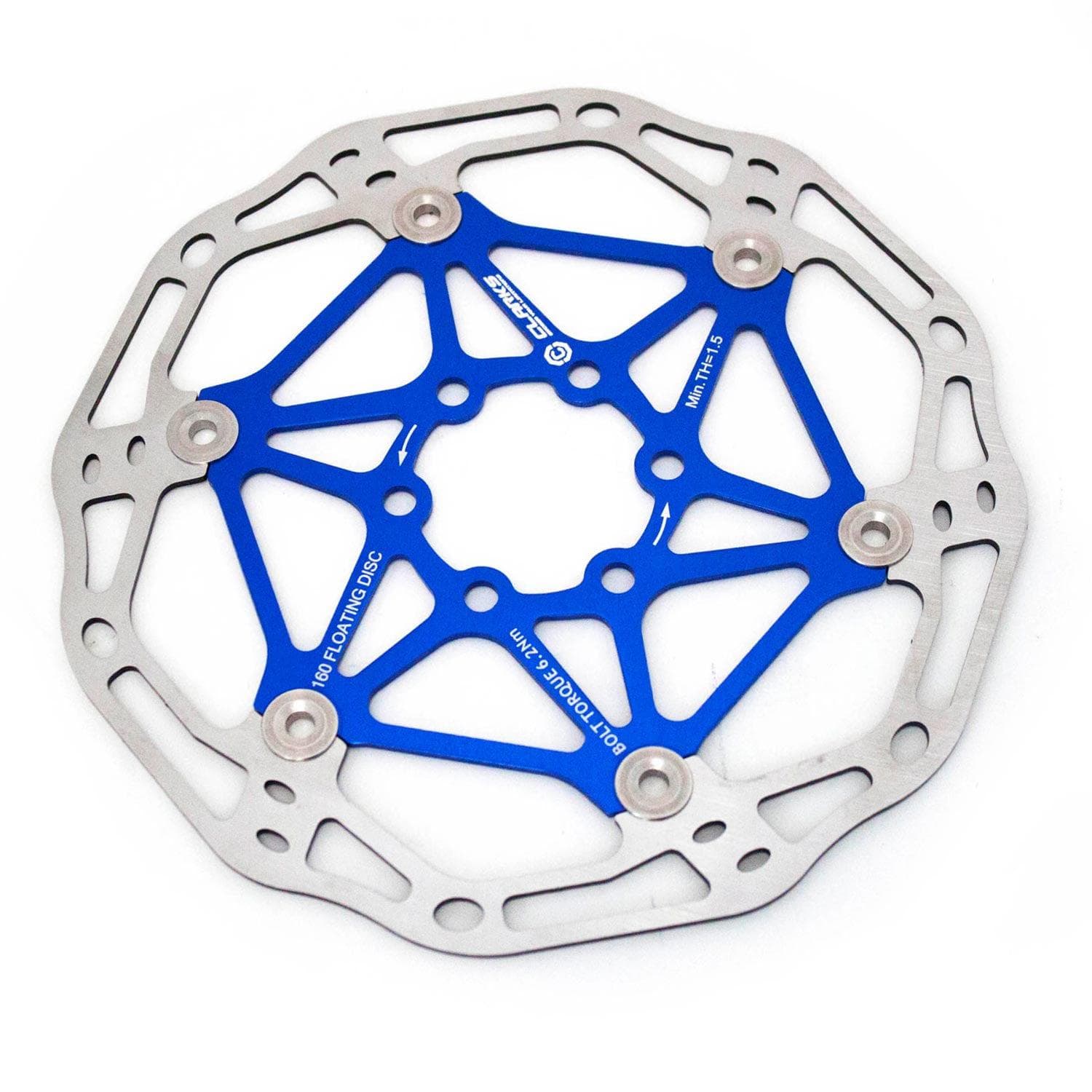 clarks-cfr-02-floating-6-bolt-rotor-blue-180mm