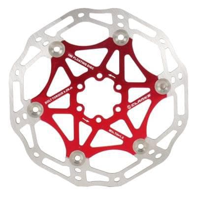 Clarks Cfr-Ar02 Floating Rotor 180Mm Red 6 Bolt