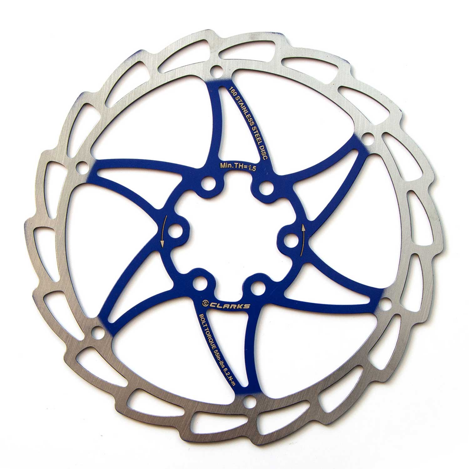 clarks-cd-06-single-piece-180mm-solid-rotor-blue