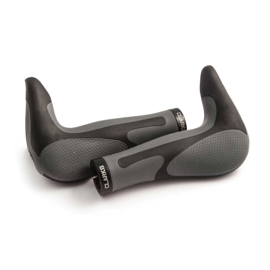 Clarks CE-205 Grip 130mm with Int' Bar Ends Blk/Grey