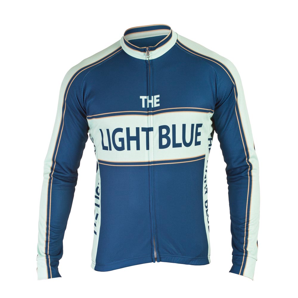Light Blue Sport Classic Sleeve Jersey Blue