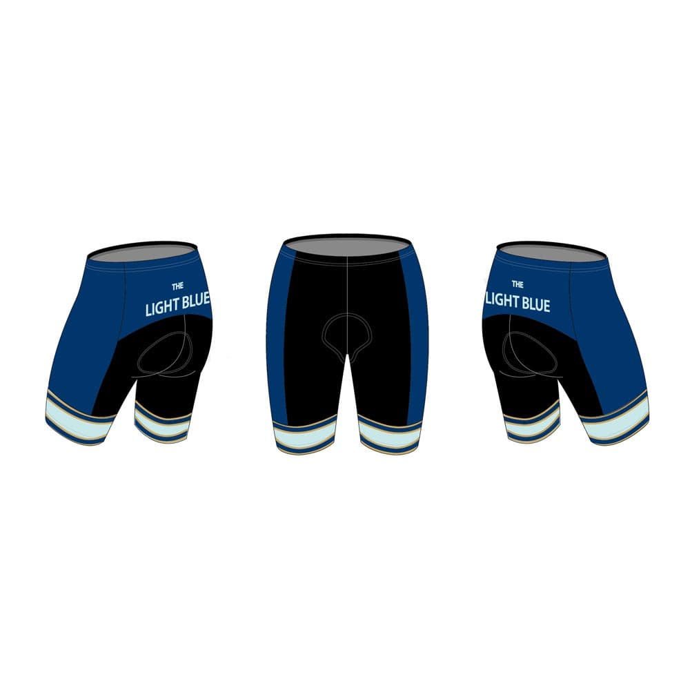 Light Blue Sport Lycra Shorts Blue XL
