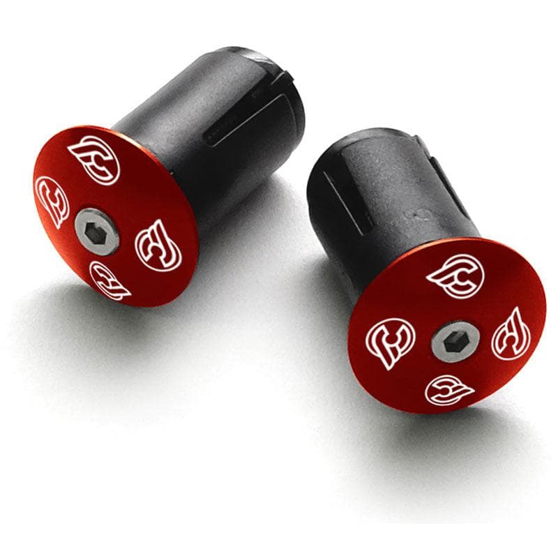 Cinelli Anodised Expander Bar End Plugs Red