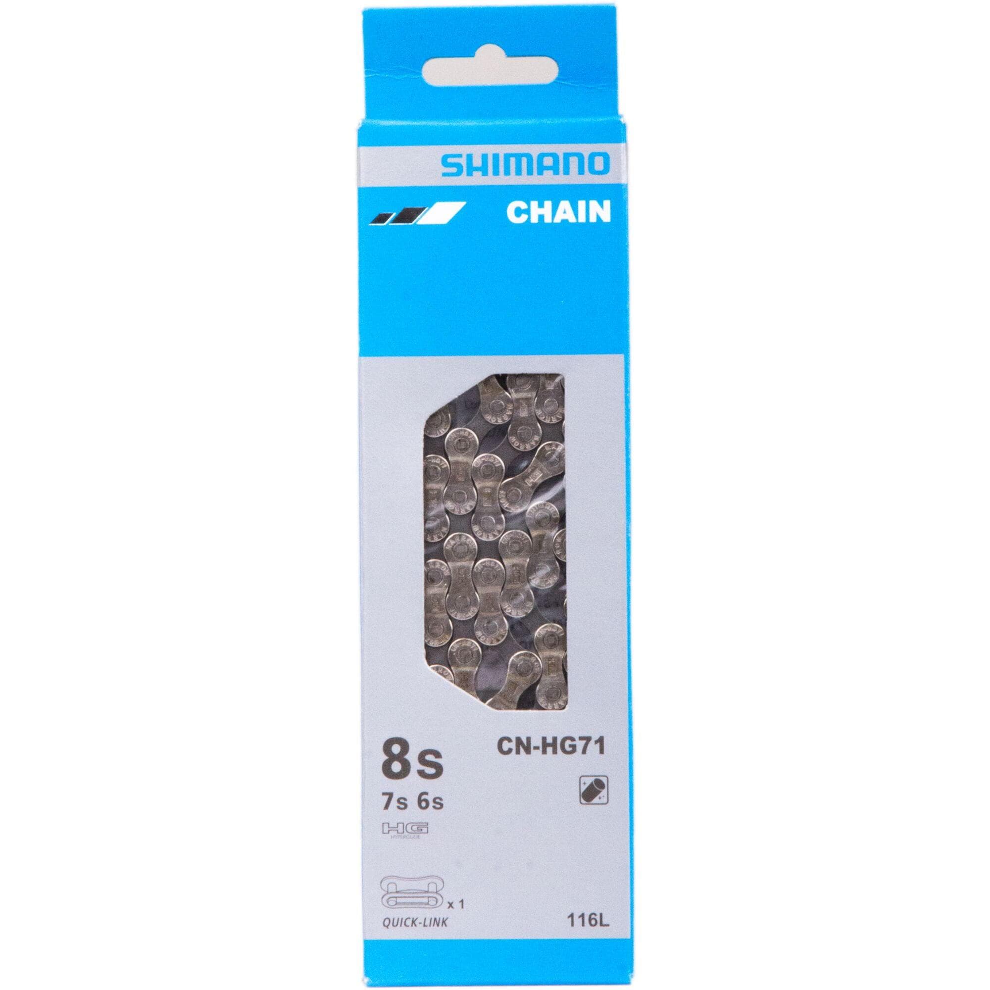 Shimano CN-HG71 chain with quick link 6 / 7 / 8-speed - 116 links