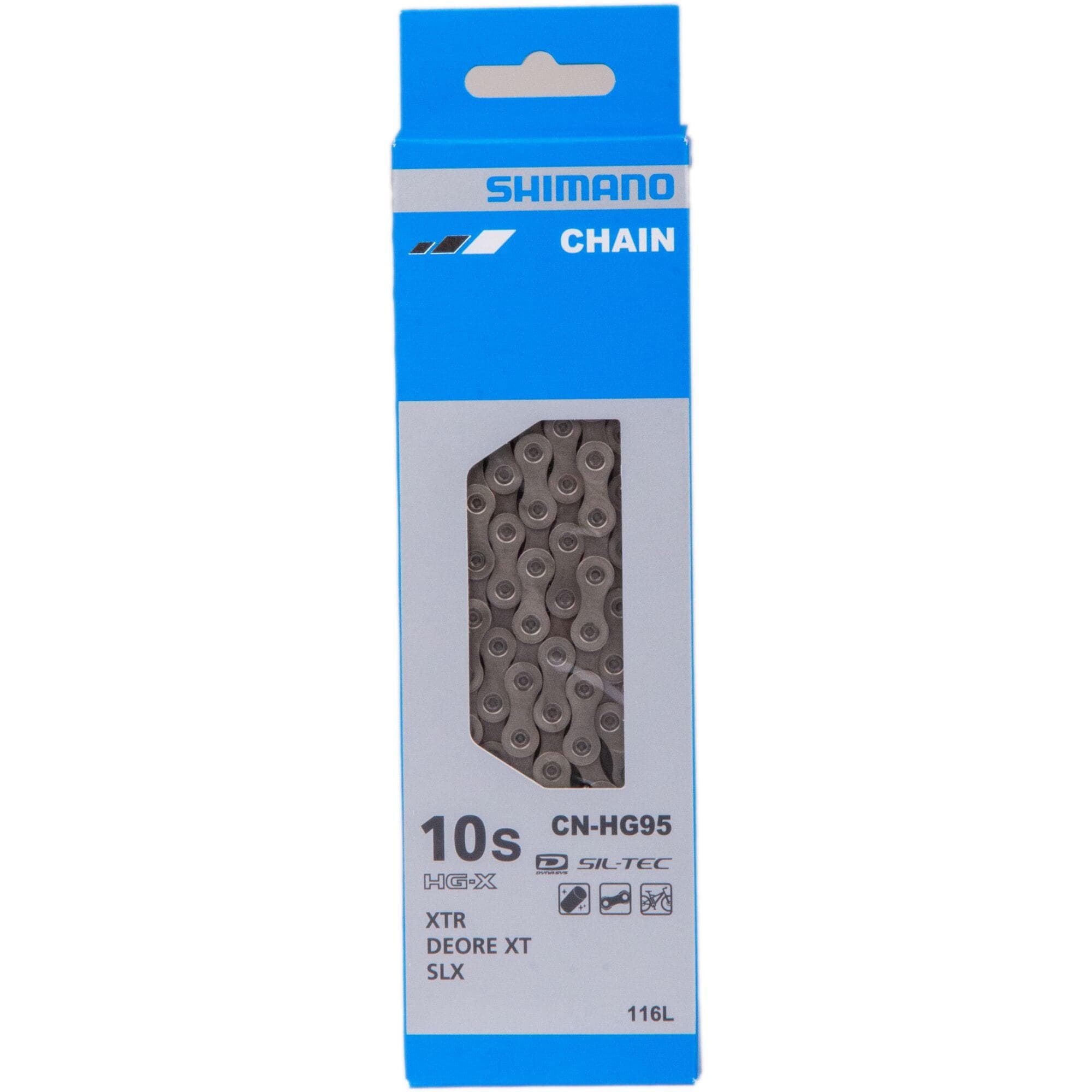 Shimano Deore XT CN-HG95 10-speed HG-X chain - 116 links