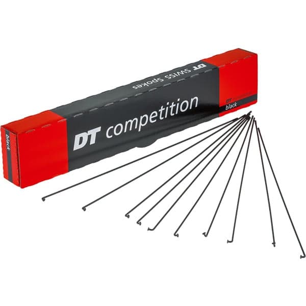DT Swiss Competition black spokes 14 / 15 g = 2 / 1.8 mm box 500; 274 mm