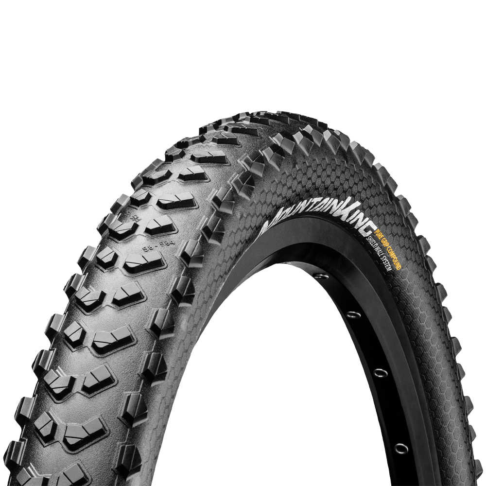Continental Mountain King ShieldWall Mountain Bike Foldable Tyre - 26 x 2.30 - Black