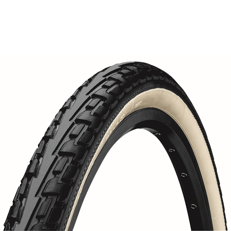 Continental RIDE Tour Urban / Tour Bike Wire Bead Tyre - 24 x 1.75" - Black / White