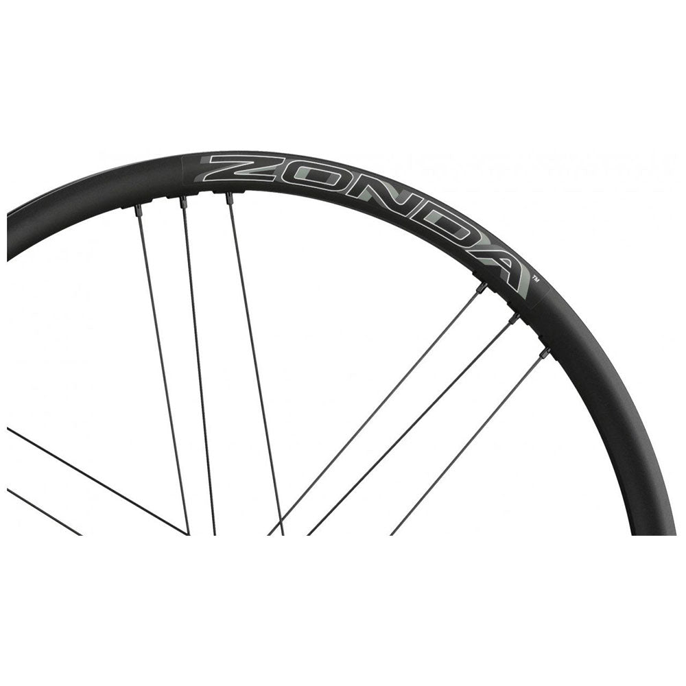 Campagnolo Zonda C17 Disc Brake Wheels - Sh11 - Black Bolt-Thru