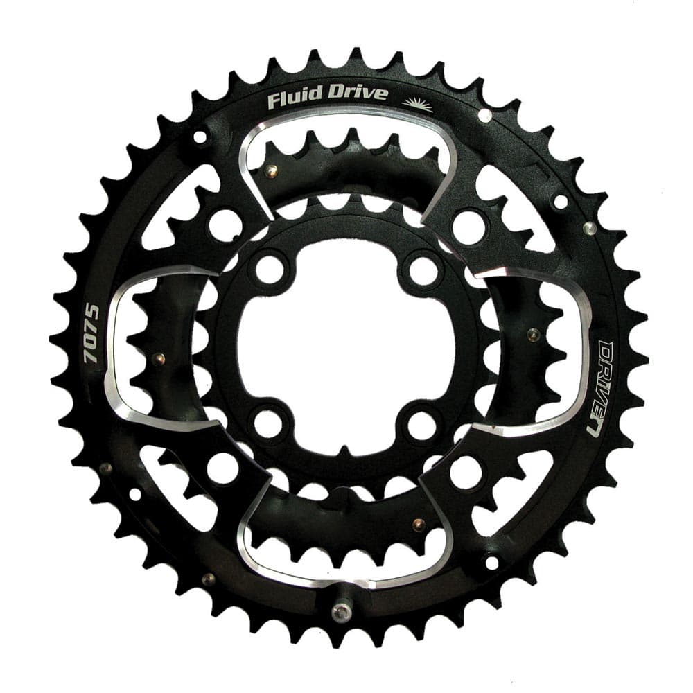 SunRace CRMXO Chainrings Black 44T