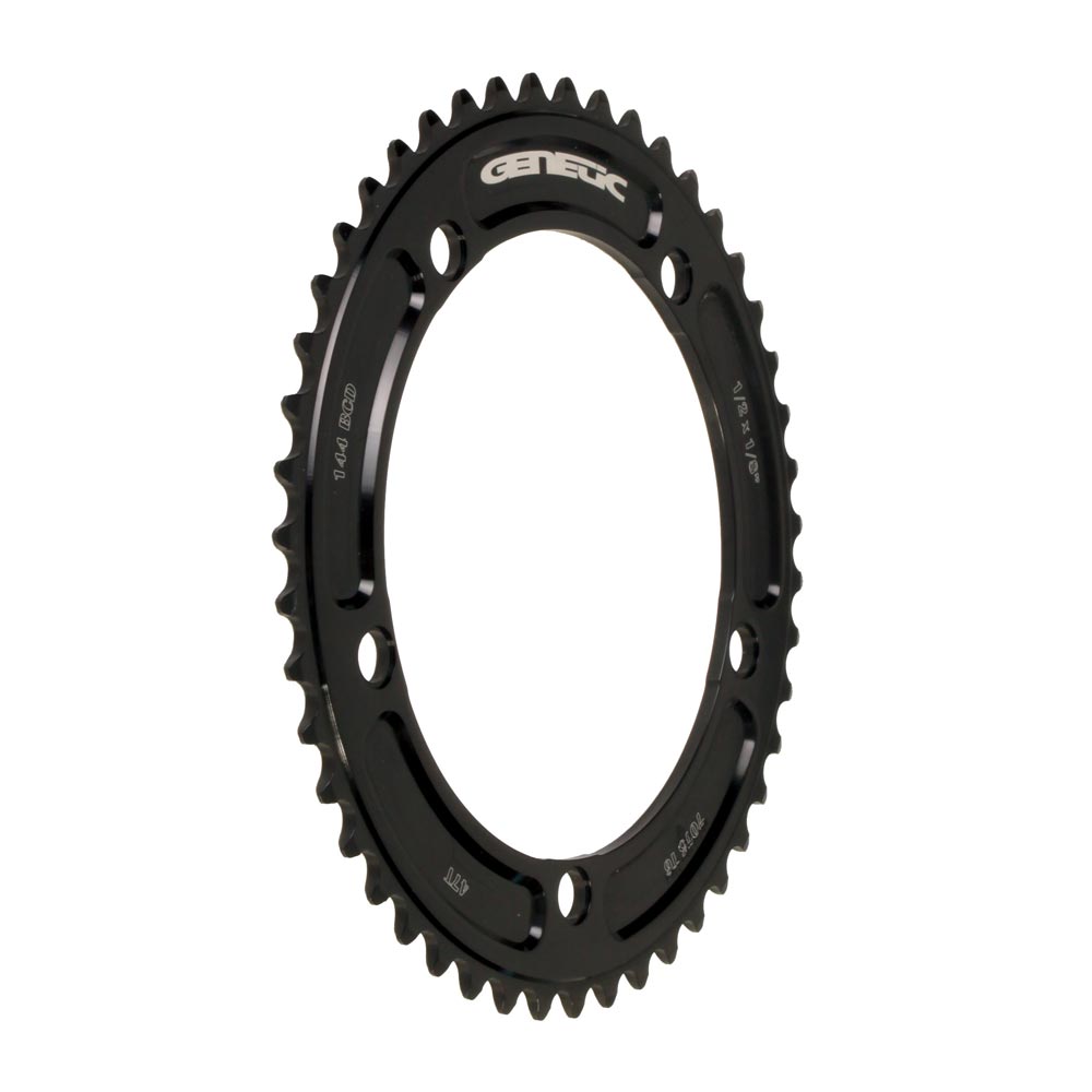 Genetic Tibia Track Chainrings Black