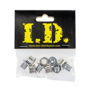 ID Cr-Mo Chainring Bolts Chrome 16mm