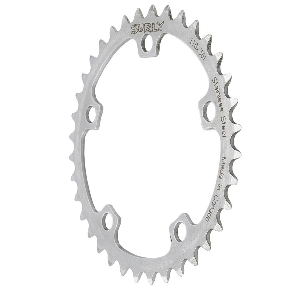 Surly - Parts Stainless Rings 5arm Silver 36T