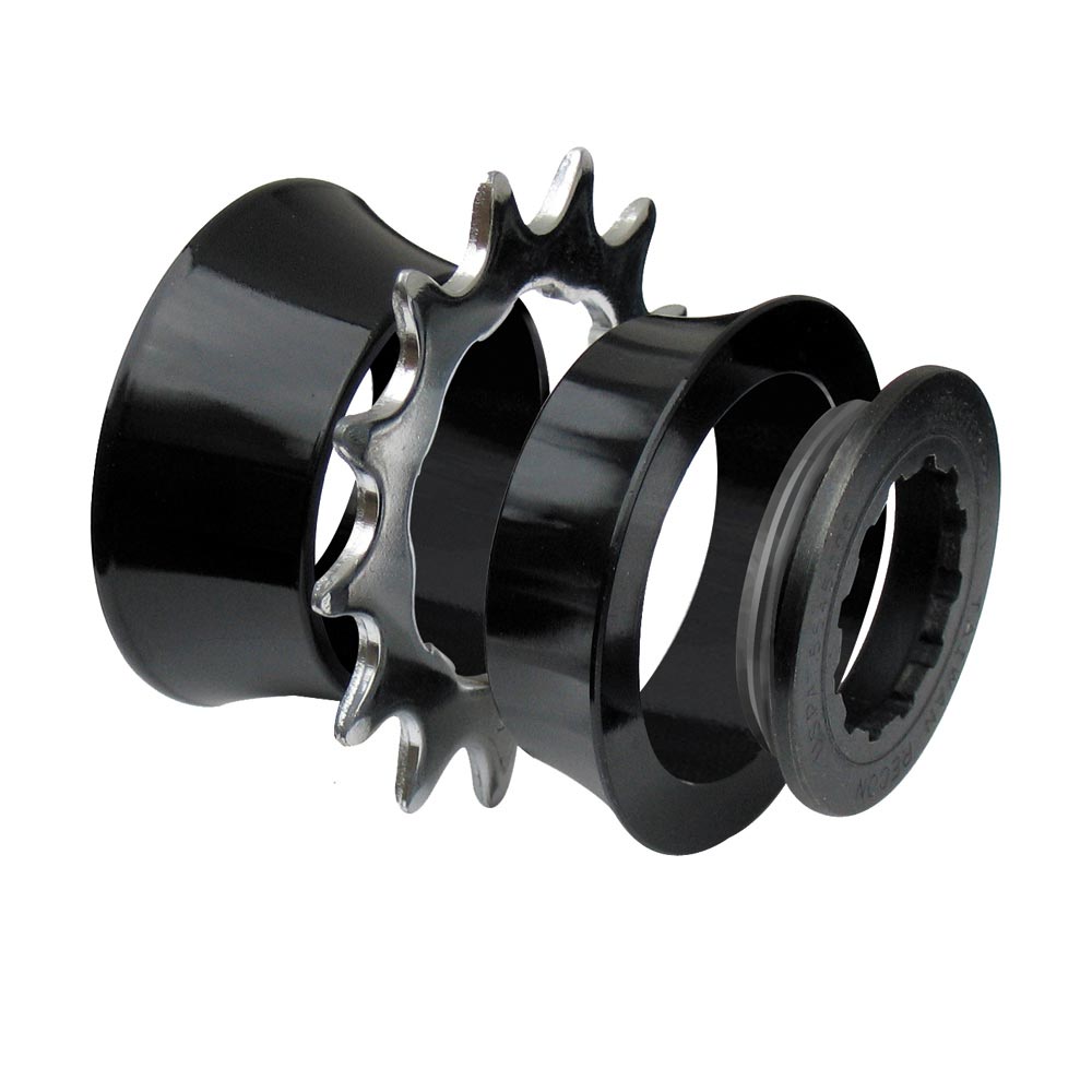 Gusset Components Mini 1-Er - Single Speed Conversion 8/9sp Black