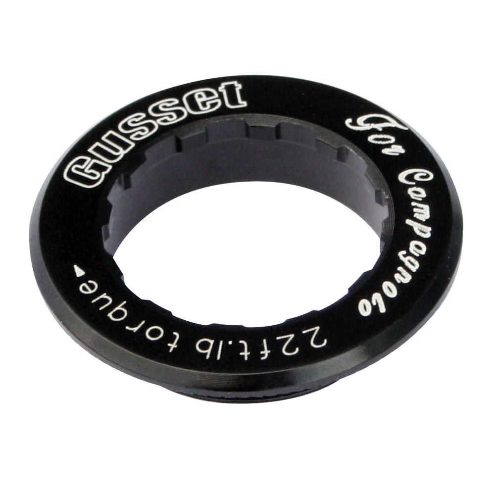 Gusset Components Campy SS Lockring Black