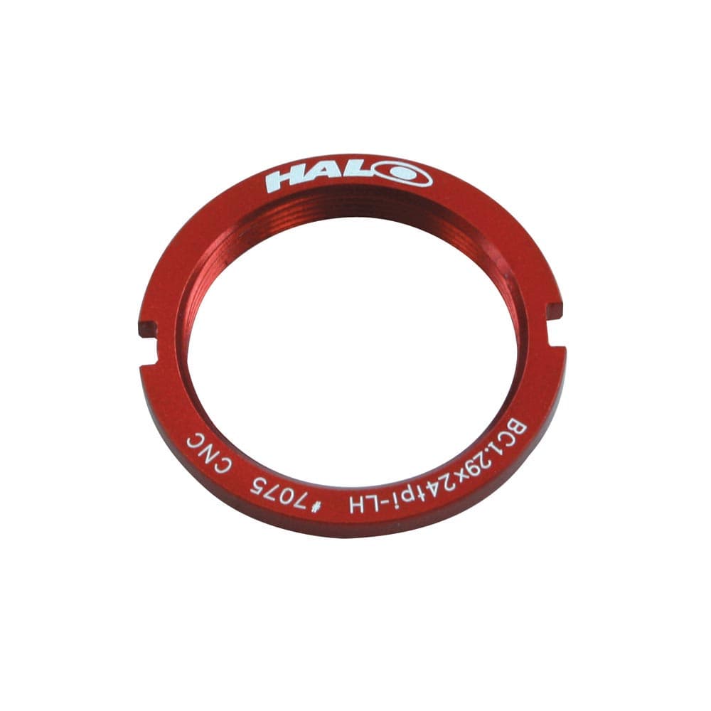 Halo Fixed Sprocket Lockrings Red 1.29"x24T