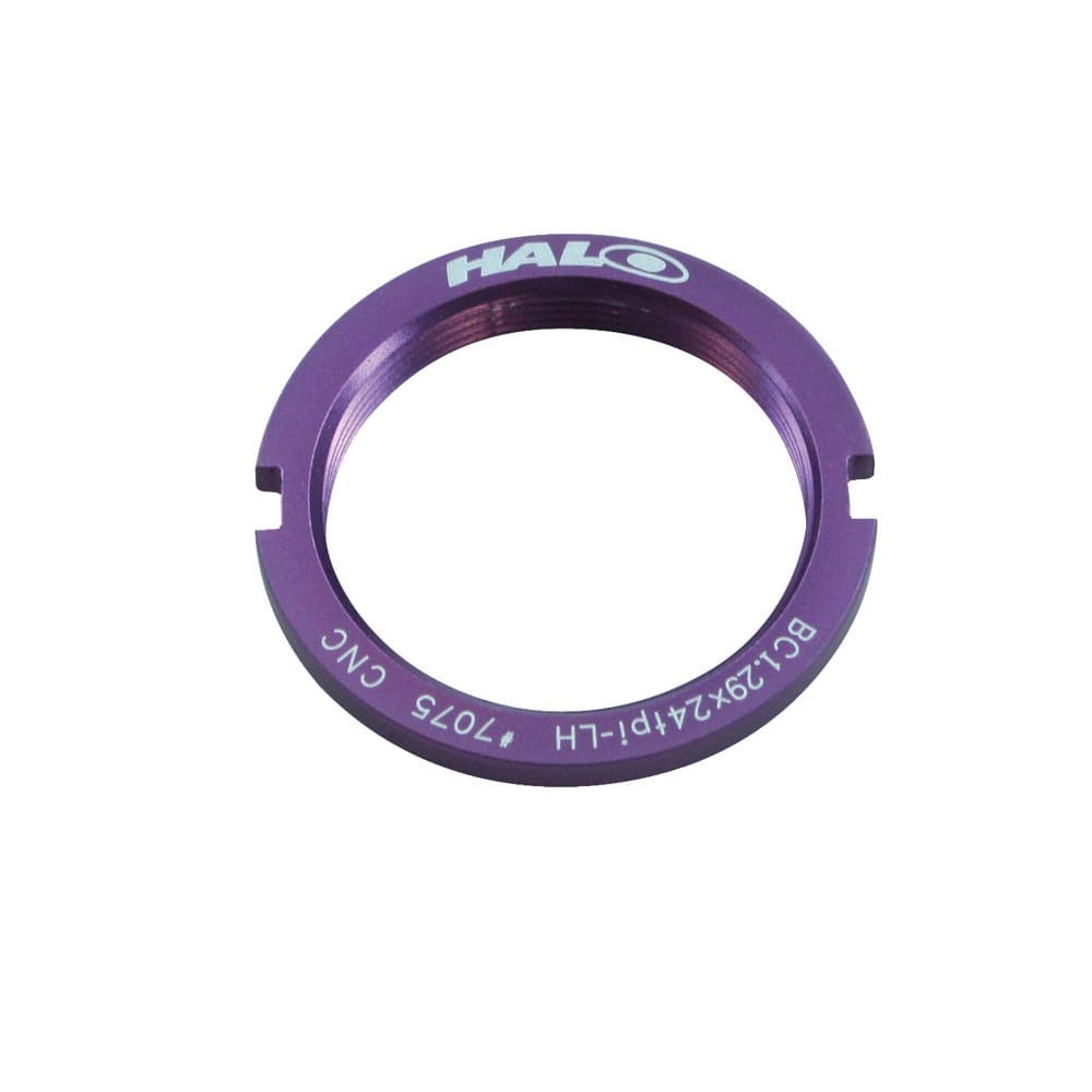 Halo Fixed Sprocket Lockrings Purple 1.29"x24T