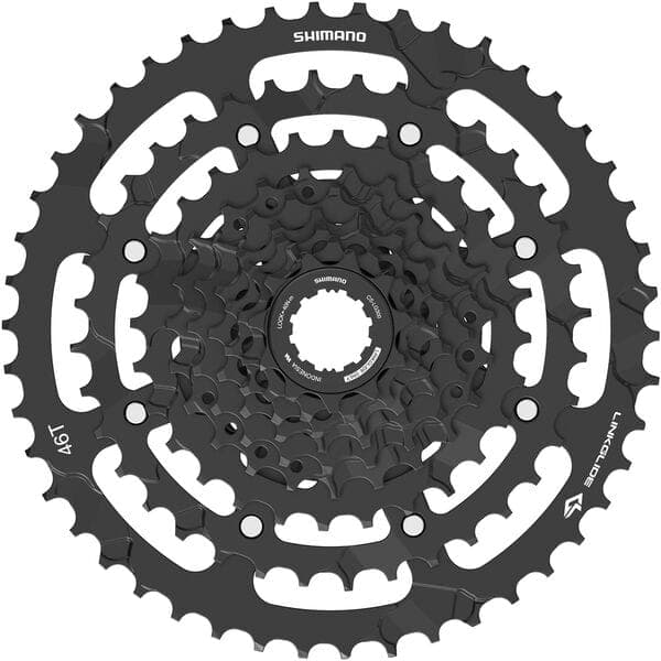 Shimano CUES CUES CS-LG300-9 Link Glide cassette; 9-speed; 11 - 46T