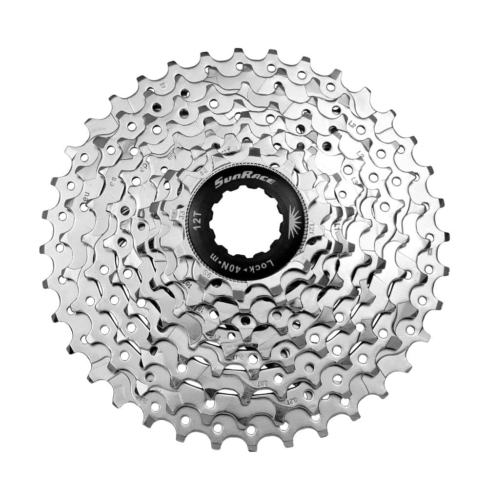 SunRace M98 9 Speed Cassette Silver 9spd