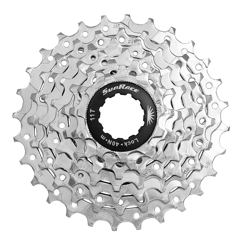 SunRace Super Fluid Drive Cassette 7-speed Silver 7spd