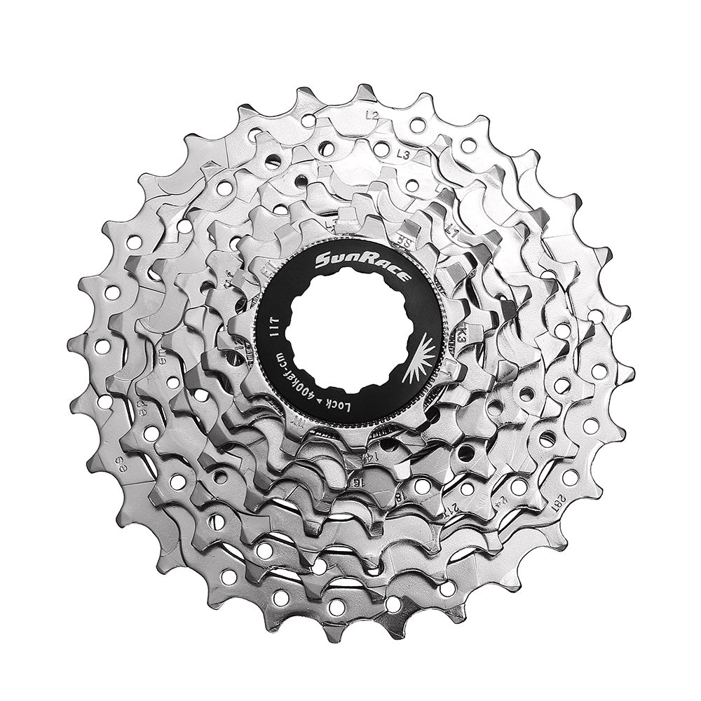 SunRace CSR80 8-speed Cassette  Silver 8spd