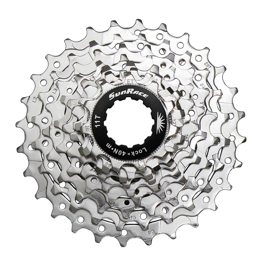 SunRace CSR90 9-speed Cassette  Silver 9spd