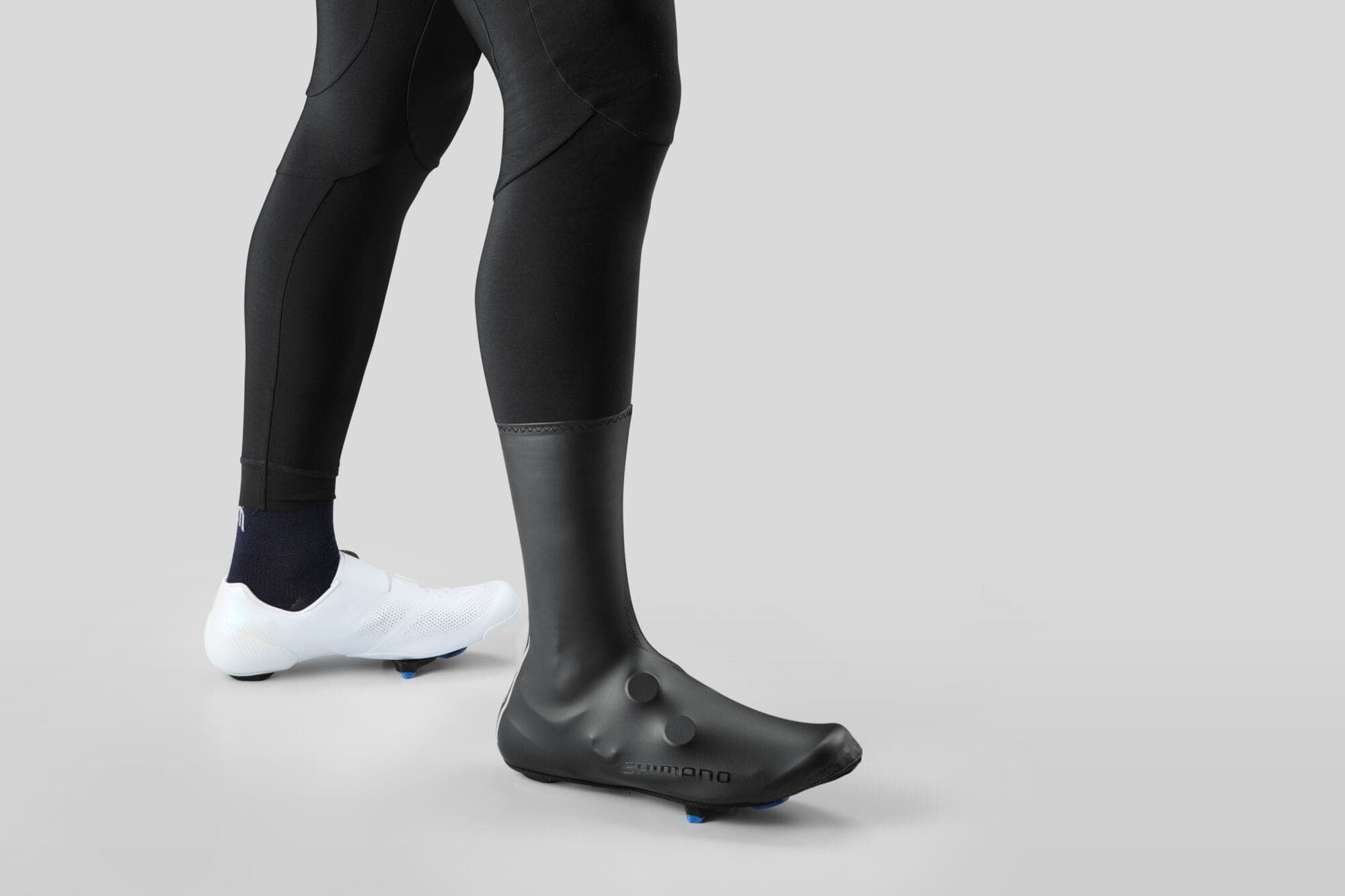 Shimano Clothing Unisex, Dual Fit Rain Shoe Cover, Black, Size L (42-43)