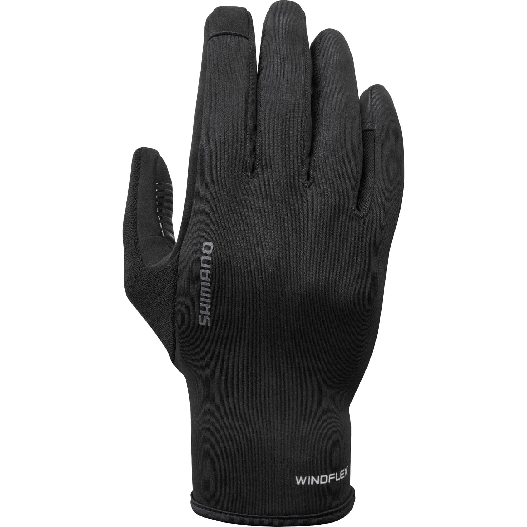 Shimano-Clothing-Unisex,-Windflex-Gloves,-Black,-Size-S