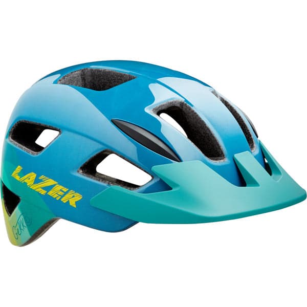 Lazer Gekko Helmet; Blue/Yellow; Uni-Size  Youth