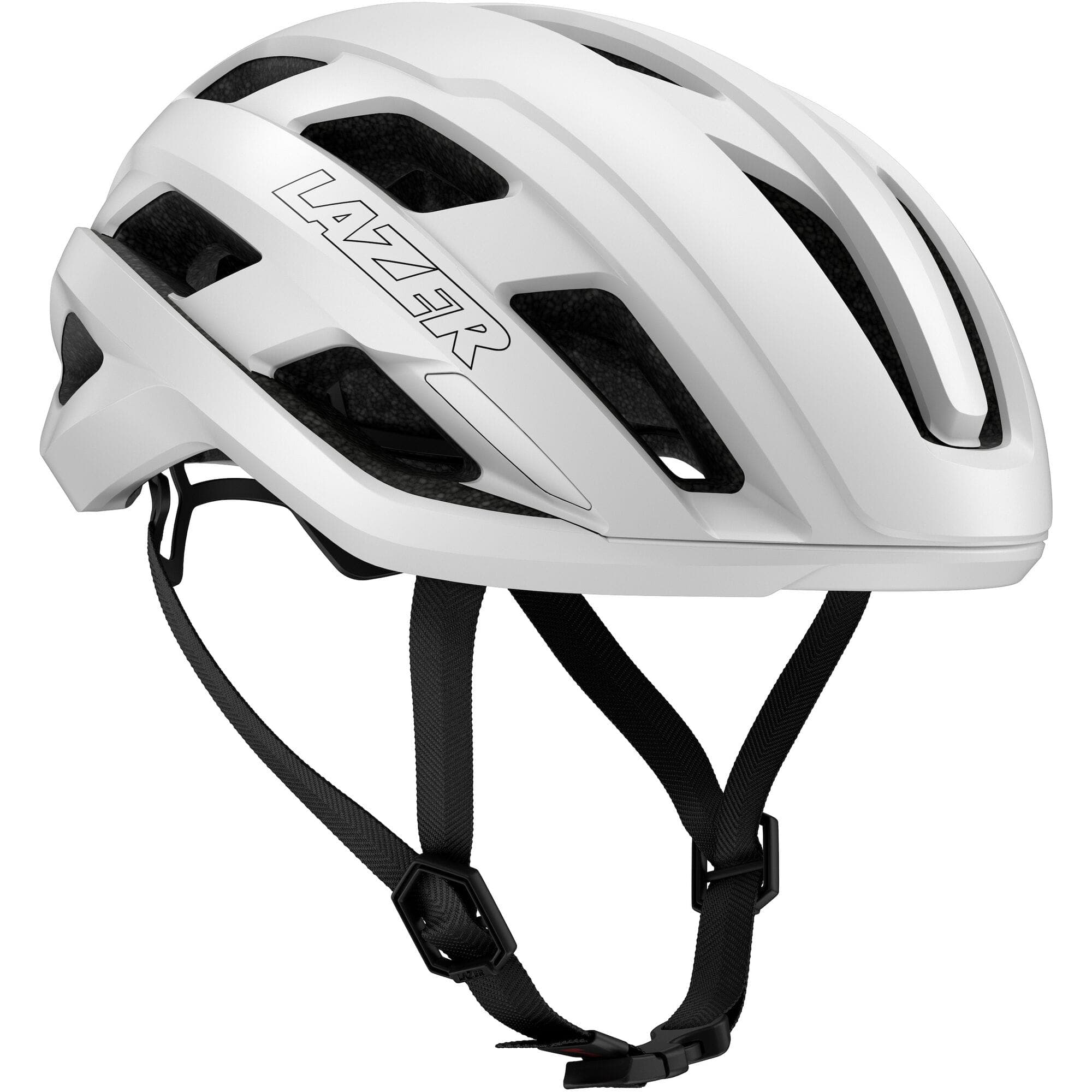 Lazer Strada KinetiCore Helmet; Full White; Small