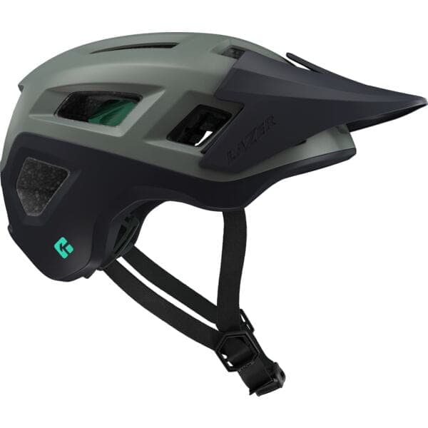 Lazer Coyote KinetiCore Helmet; Matt Dark Green; Medium