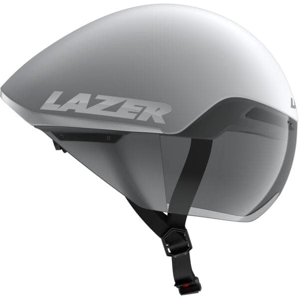 Lazer Victor KinetiCore Helmet; Matt White Silver; Medium