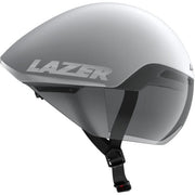 Lazer Victor KinetiCore Helmet; Matt White Silver; Small