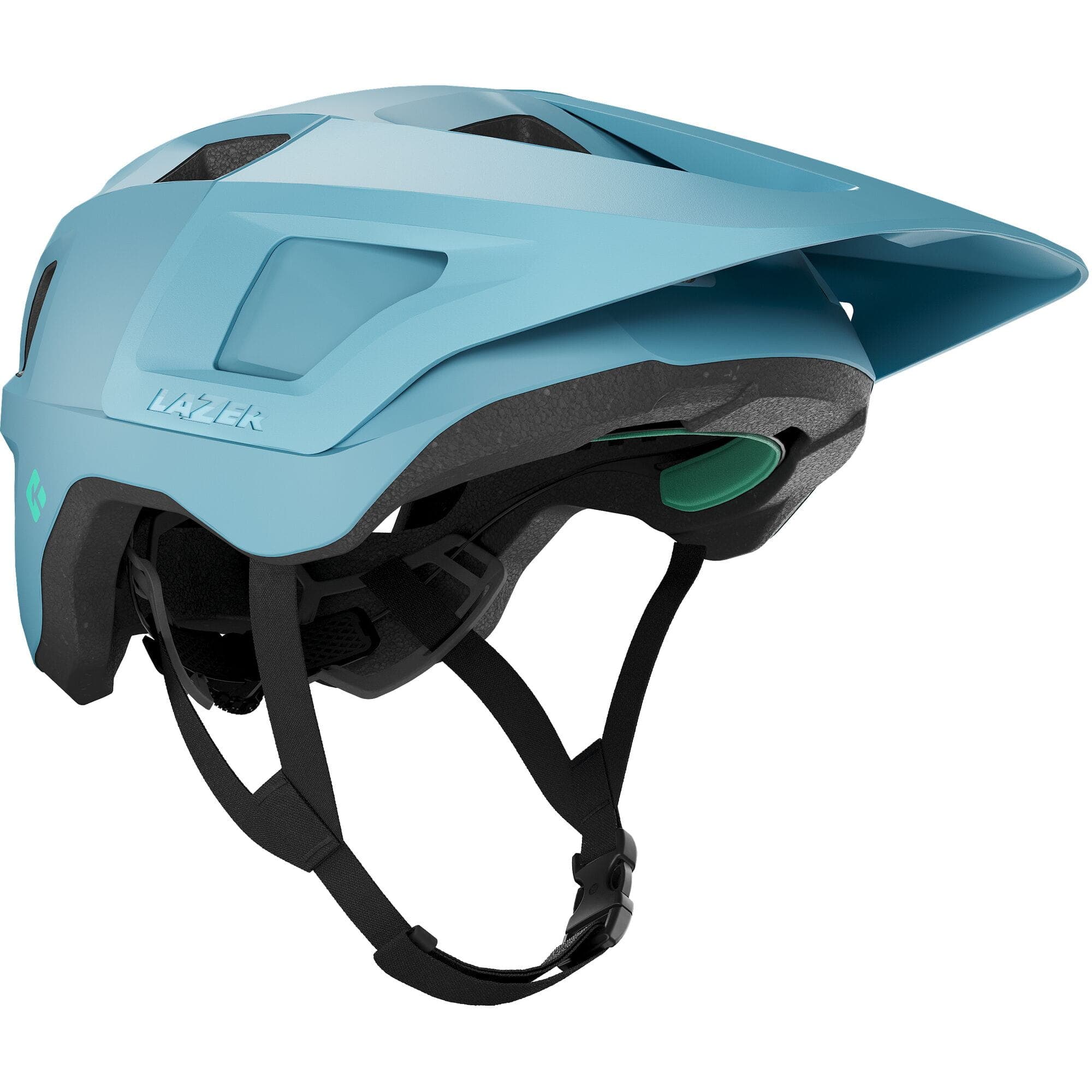 Lazer Lupo KinetiCore Helmet; Matt Blue Celadon; Uni-Adult