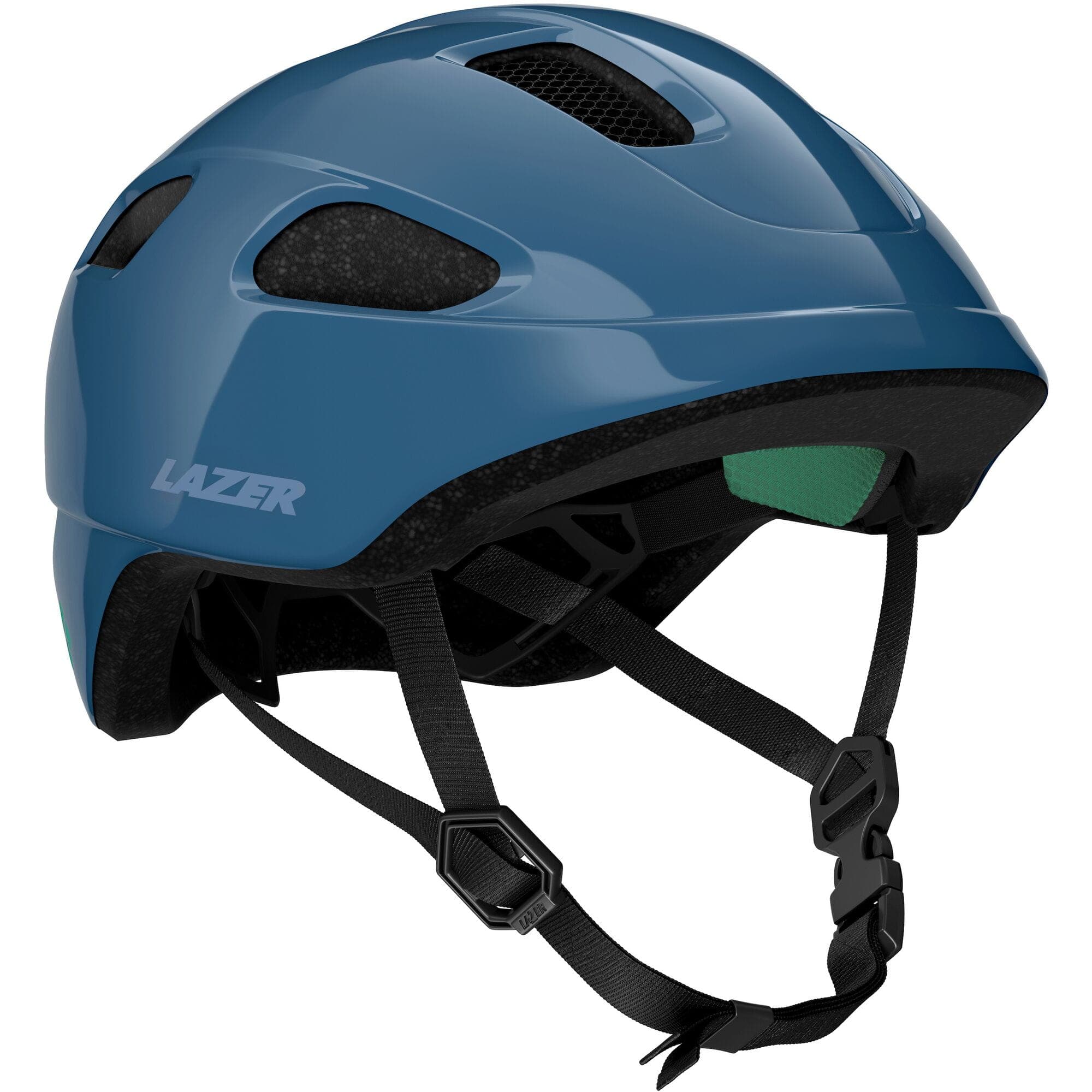 Lazer NutZ 2.0 KinetiCore Helmet; Steel Blue; Uni-Youth