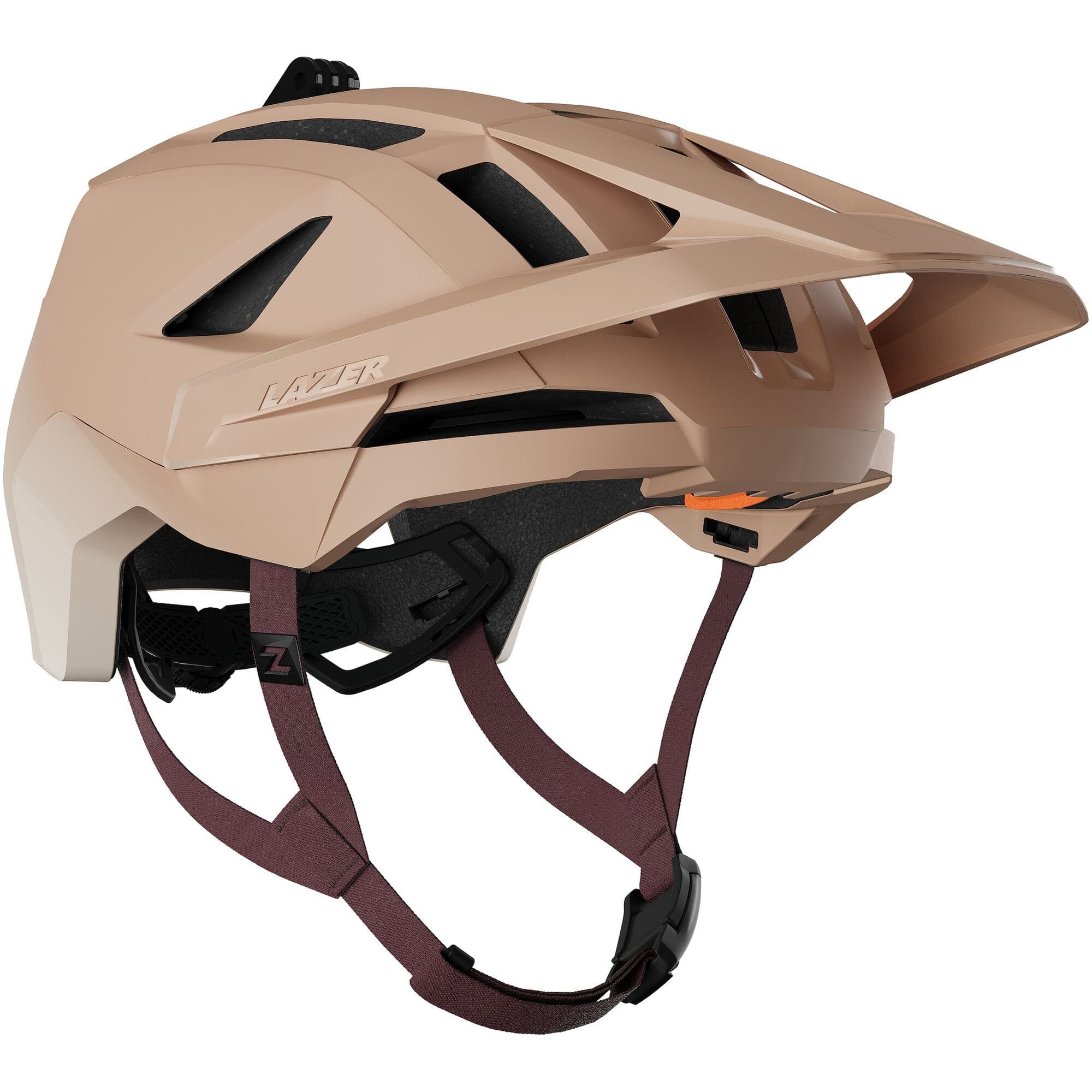 Lazer Impala KinetiCore Helmet; Matt Coral Peach; Small