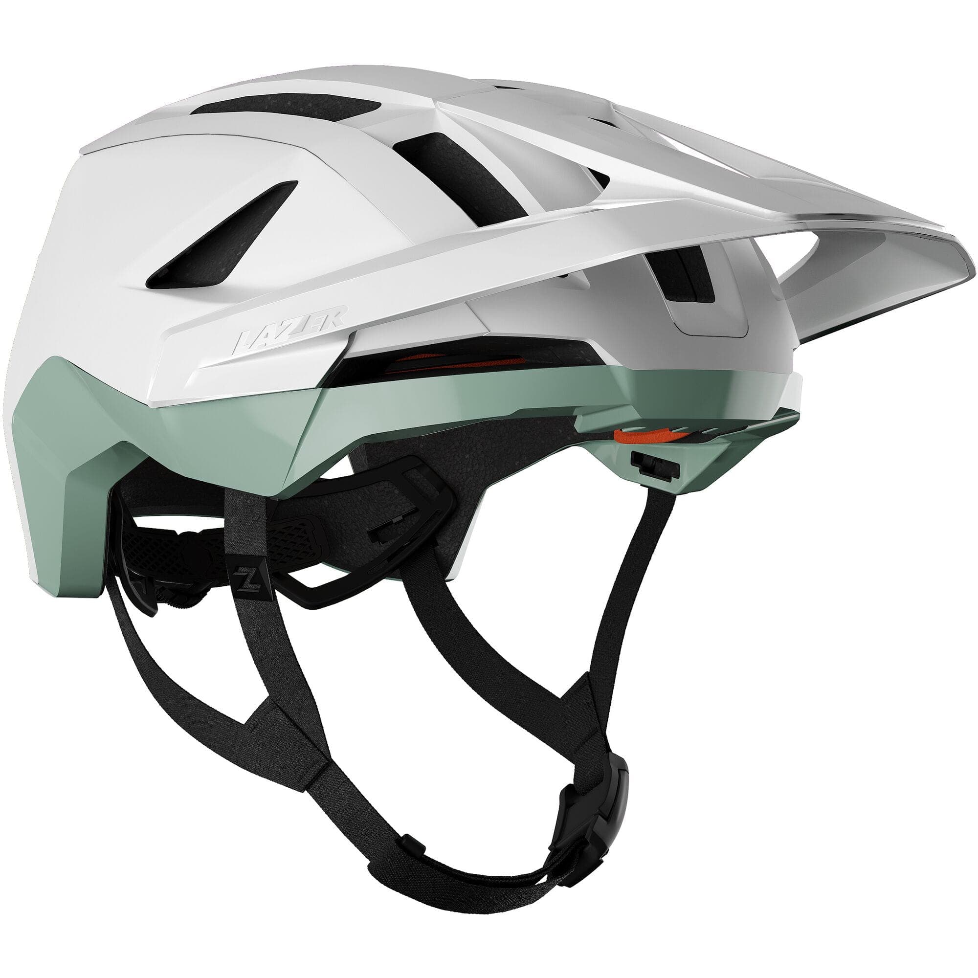 Lazer Impala KinetiCore Helmet; Matt White Mint; Small