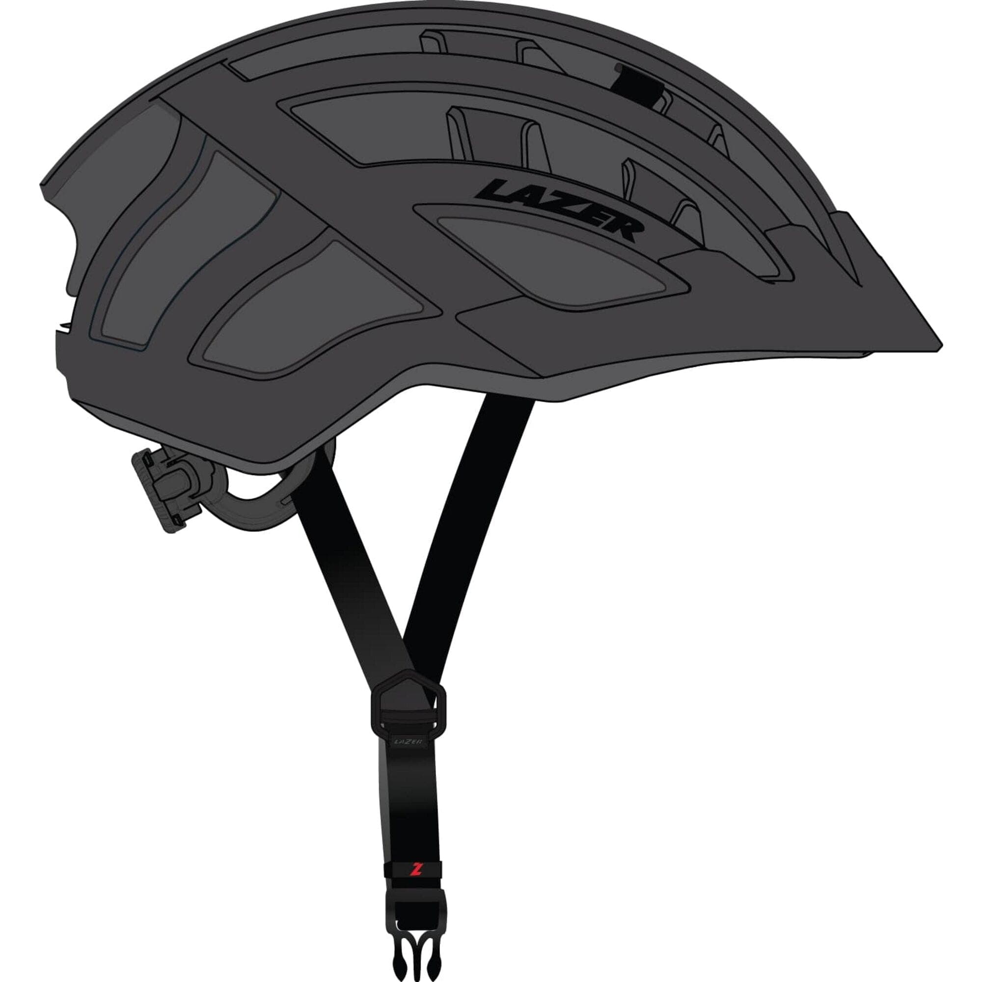 Lazer J2 Helmet; Matt Black; Uni-Youth